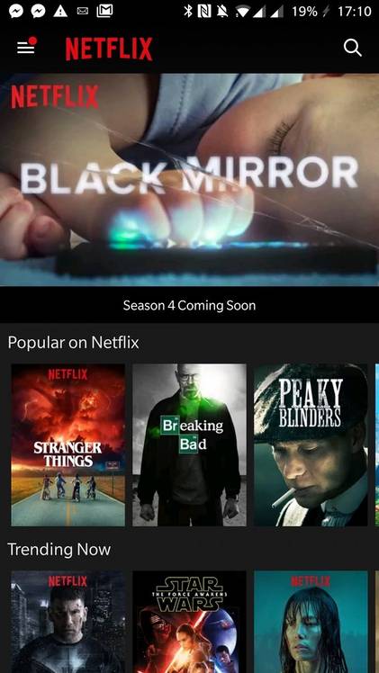Netflix UI