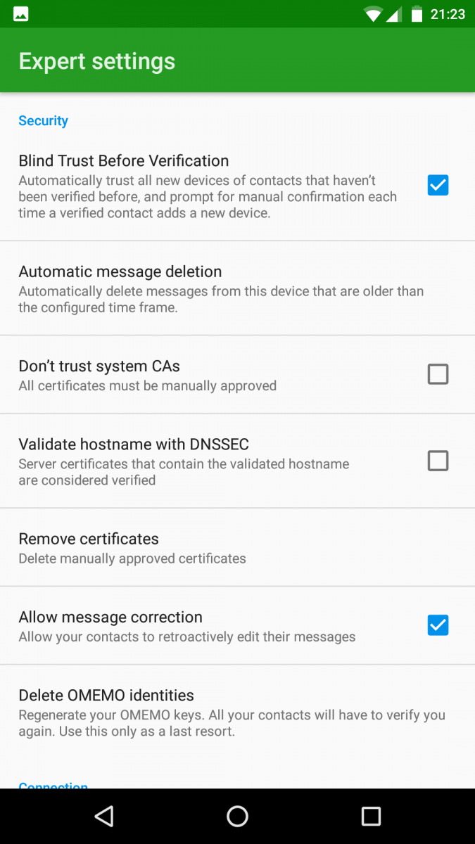 Conversations IM Jabber/XMPP Client