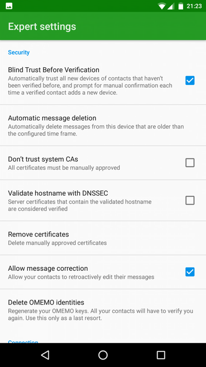 Conversations IM Jabber/XMPP Client