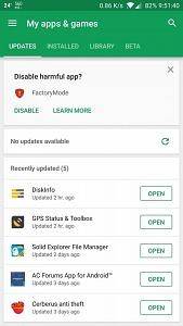 OnePlus 3 FactoryMode Play Protect OxygenOS 5.0.1