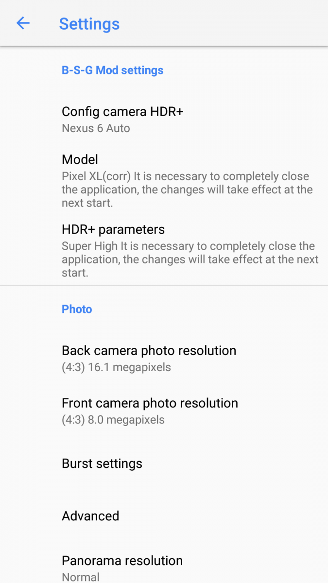 Google camera