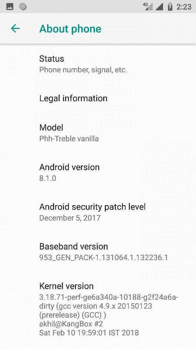 Project Treble Xiaomi Redmi Note 4