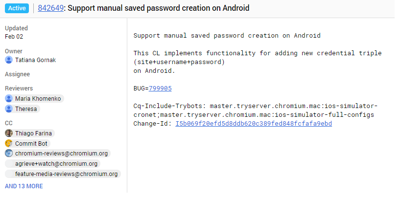 Google Chrome for Android Will Soon Support Manually Adding New Passwords