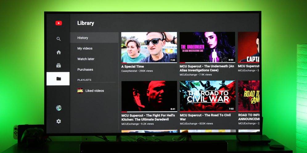 youtube android tv