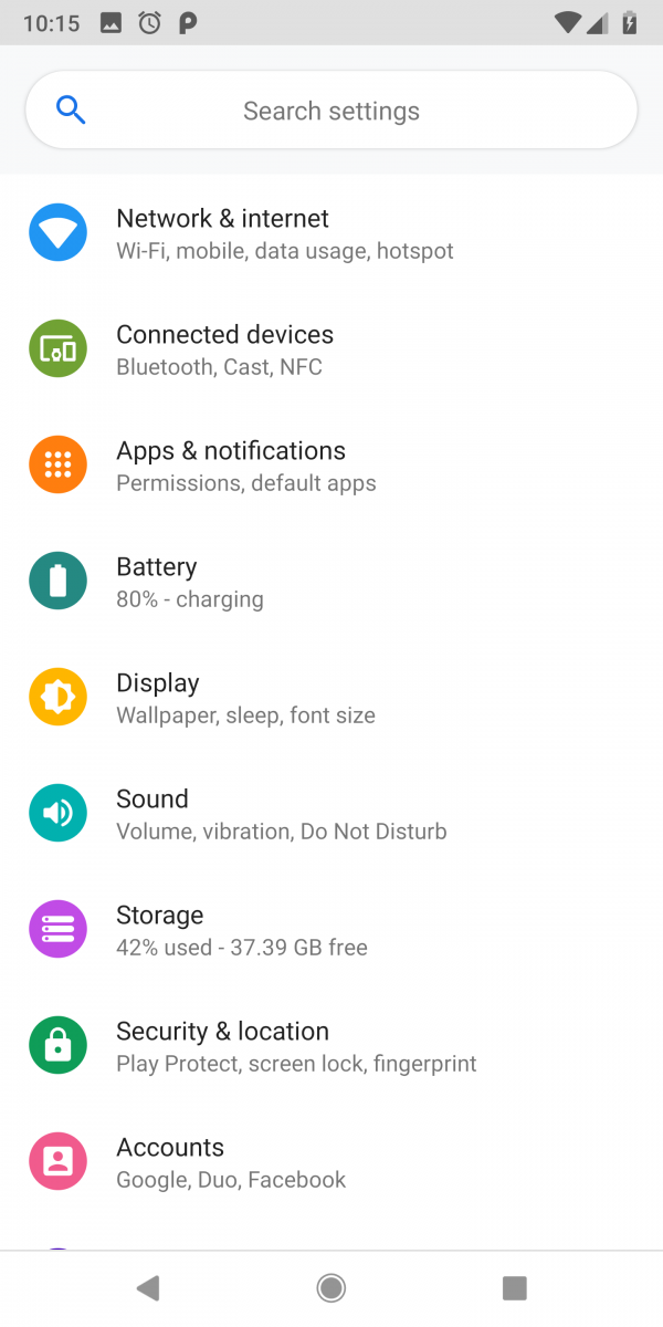 Android P Developer Preview 1, Android 9.0, Google Pixel, Google Pixel XL, Google Pixel 2, and Google Pixel 2 XL