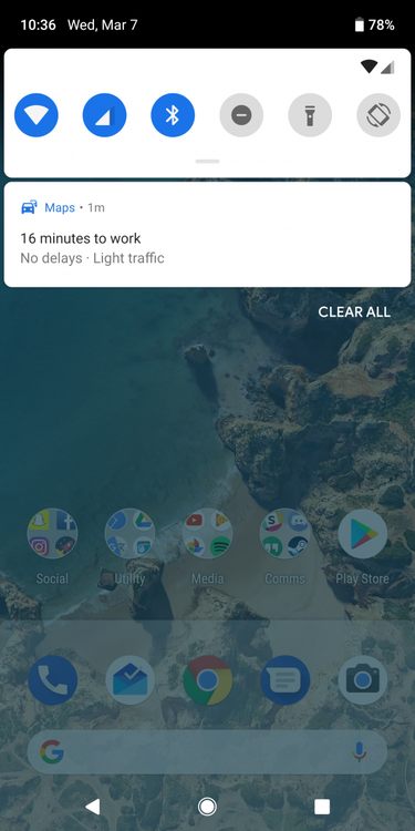 Android P Developer Preview 1, Android 9.0, Google Pixel, Google Pixel XL, Google Pixel 2, and Google Pixel 2 XL