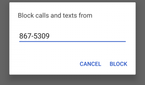 Android P Call Blocking