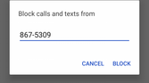 Android P Call Blocking
