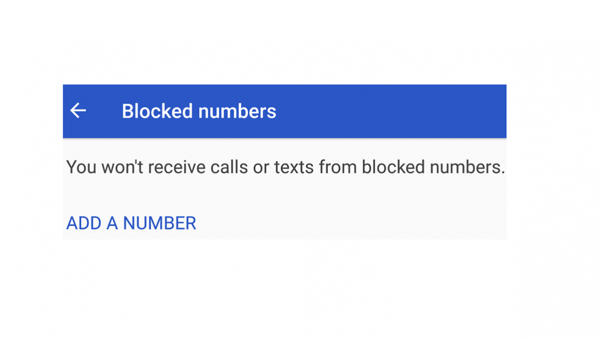 Android P Call Blocking