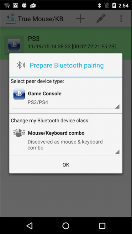 Bluetooth HID Android P