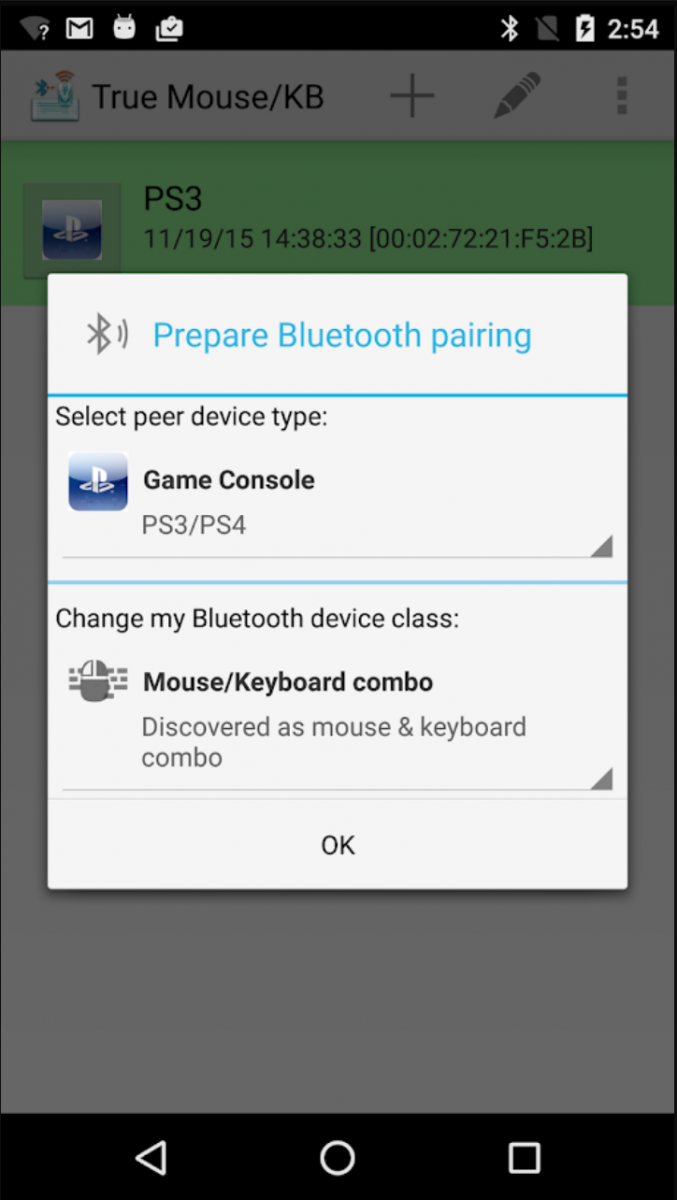 Bluetooth HID Android P