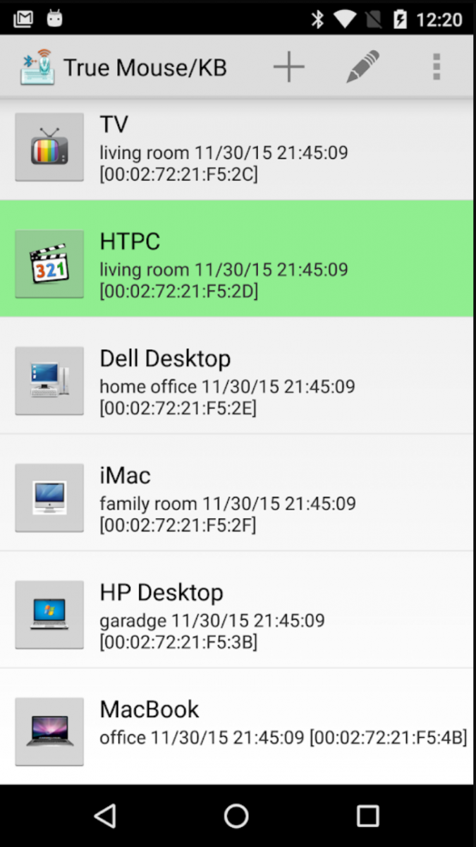 Bluetooth HID Android P