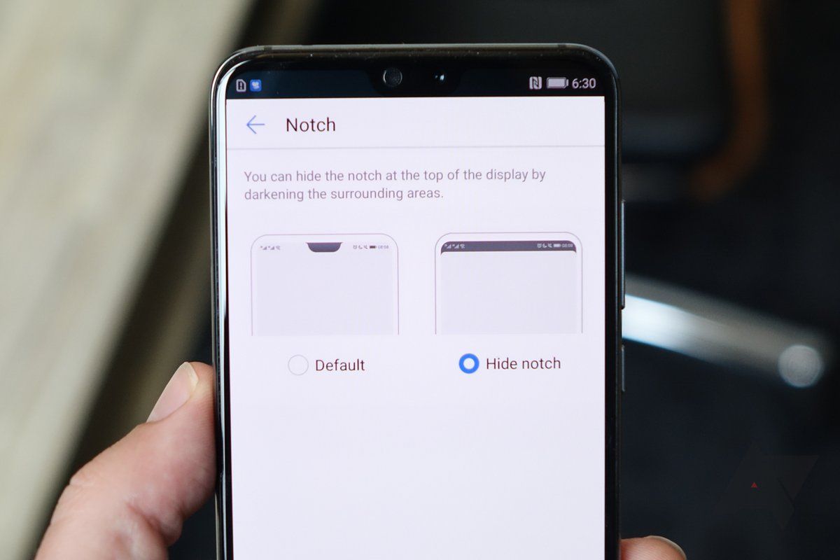 Huawei P20 Hide Notch