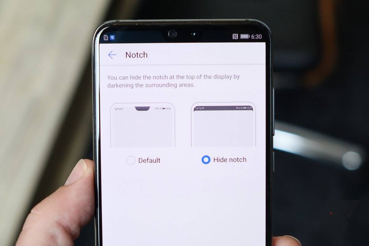 Huawei P20 Hide Notch