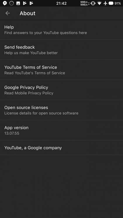 youtube dark mode