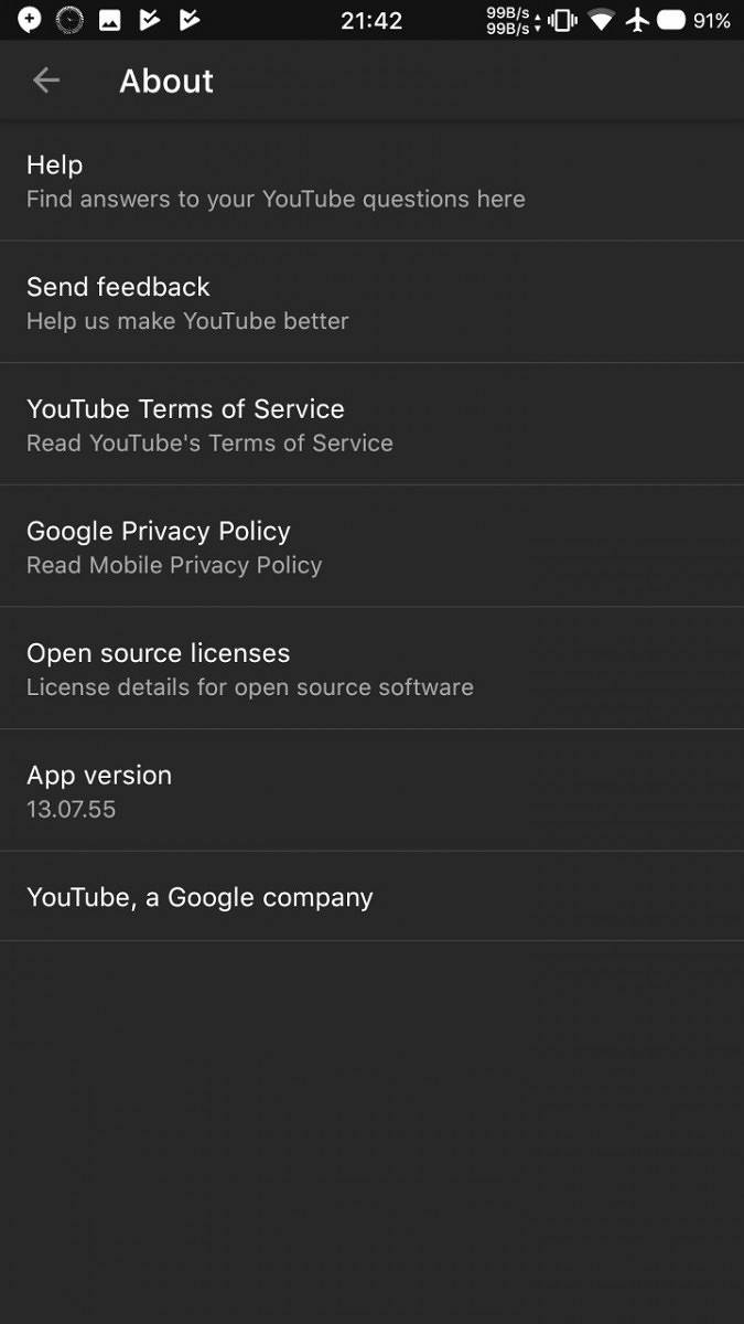 youtube dark mode
