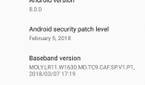 Sony Xperia XA1 Android Oreo Update