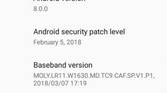 Sony Xperia XA1 Android Oreo Update