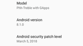 Xiaomi Mi 6 Unofficial Project Treble Support
