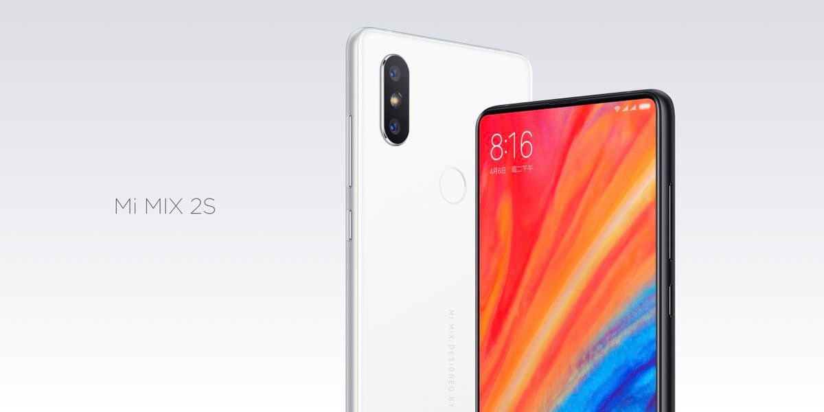 新品未開封☆Xiaomi Mi Mix 2S 6GB 128GB ホワイト Buy Xiaomi MI MIX 2S 4G Smartphone 6GB RAM 64GB ROM Global