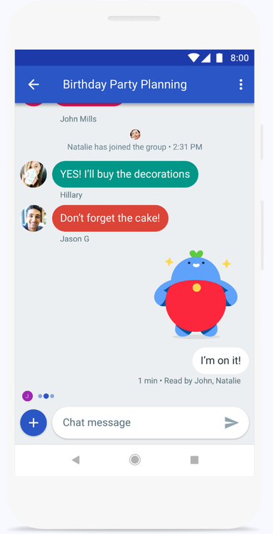 Android Messages Group Chat