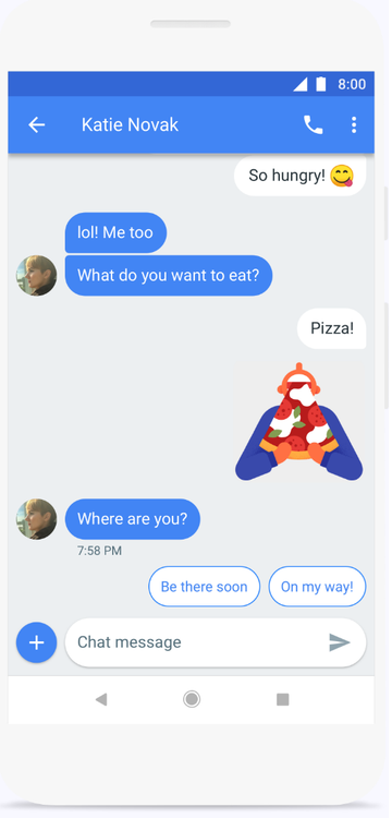 Android Messages Smart Replies