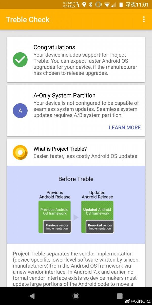 OnePlus 5 OnePlus 5T Project Treble