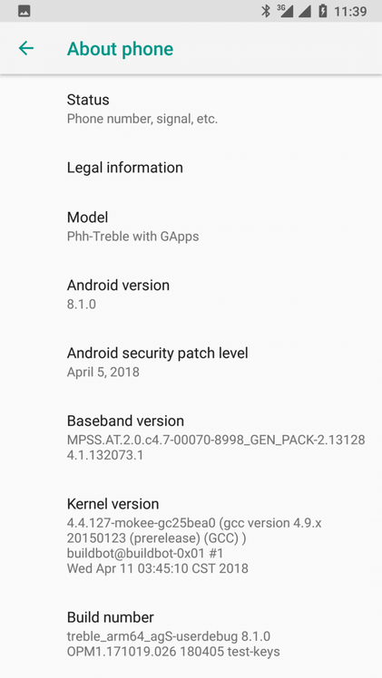 OnePlus 5 OnePlus 5T Project Treble