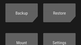 TWRP Main Screen