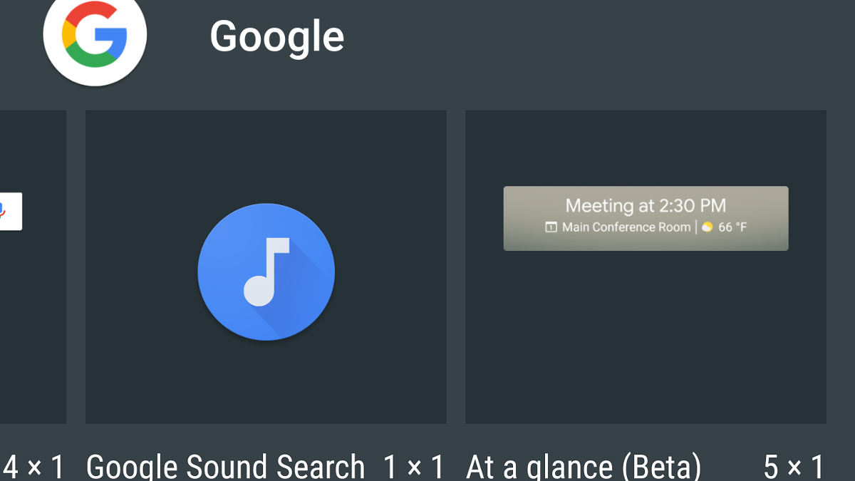 google app at a glance