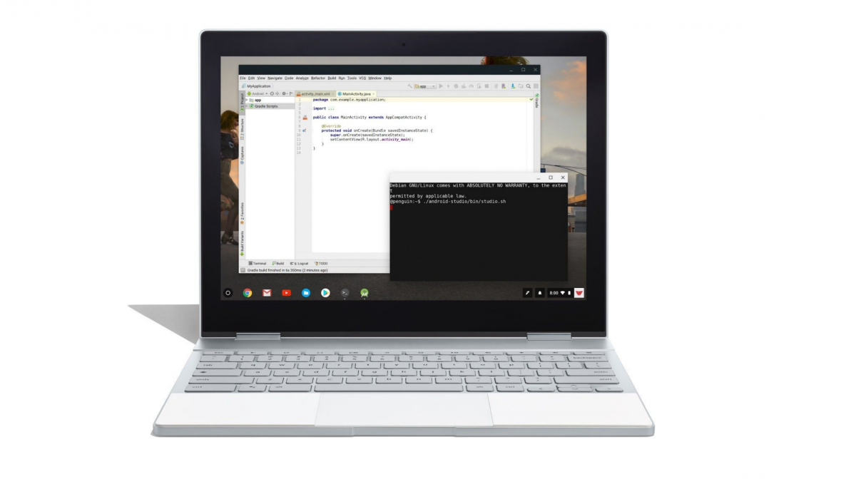 Linux apps on Chrome OS