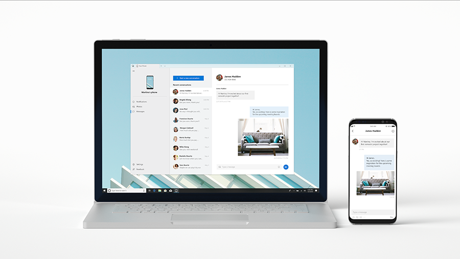 microsoft your phone android windows 10