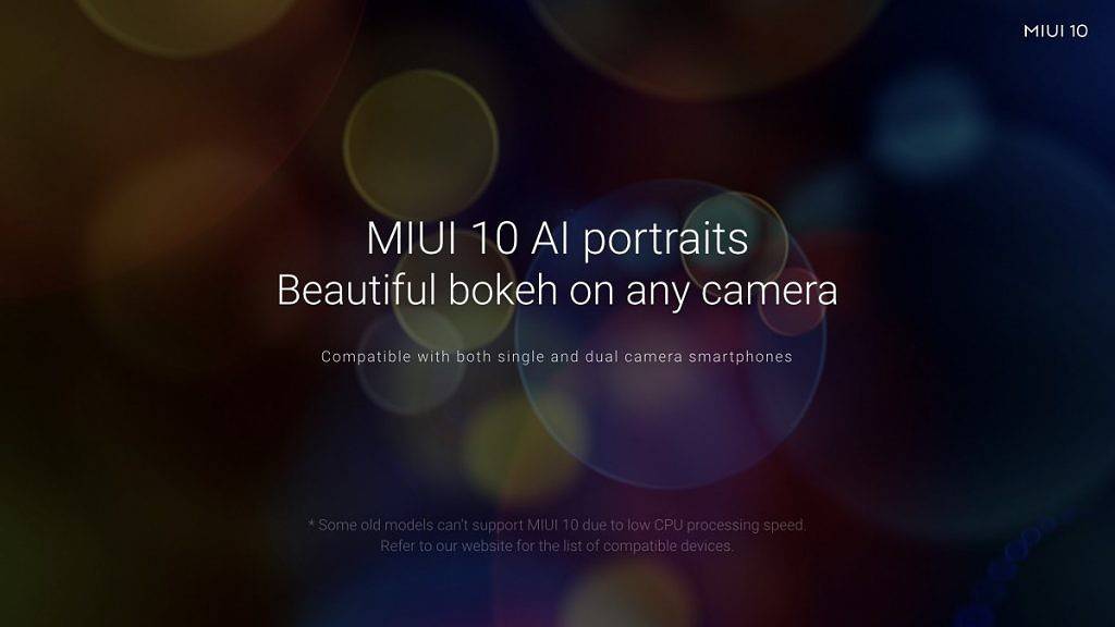 xiaomi miui 10 portrait mode