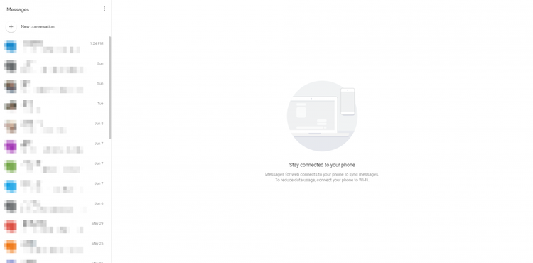 Android Messages for Web