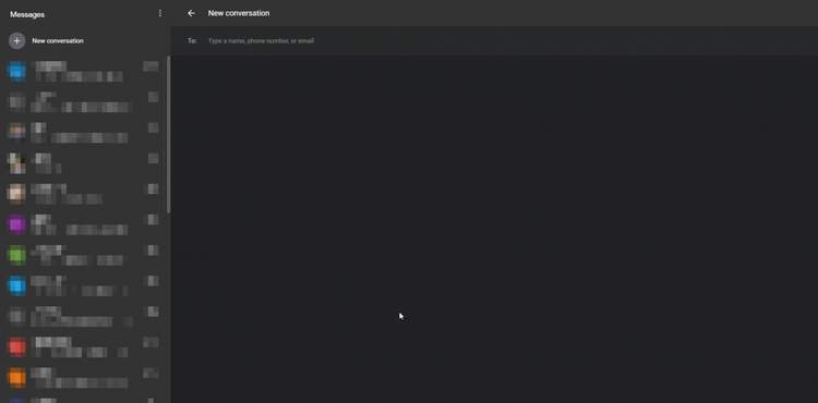 Android Messages for Web