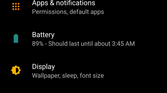 Android P Dark Custom Theme
