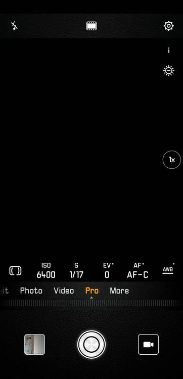 Huawei P20 Pro Camera App Pro Mode