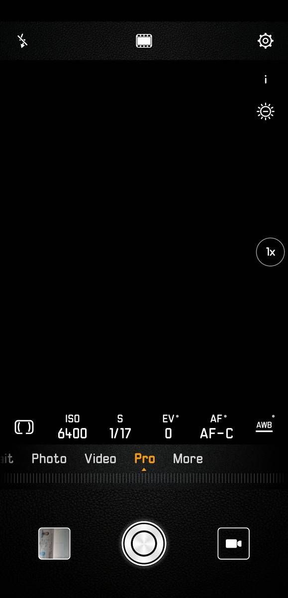 Huawei P20 Pro Camera App Pro Mode