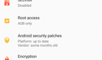 LineageOS Trust Interface to protect Security and Privacy