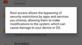 LineageOS Trust Interface to protect Security and Privacy