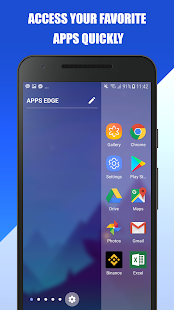 Samsung Edge Screen from Samsung Galaxy S9, Samsung Galaxy Note 8, and Samsung Galaxy S8