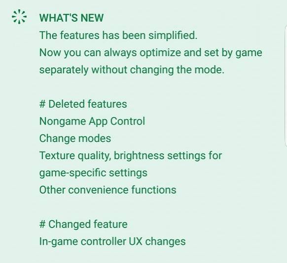 Samsung Game Tuner for the Samsung Galaxy S7, Samsung Galaxy S8, Samsung Galaxy S9, and Samsung Galaxy Note 8