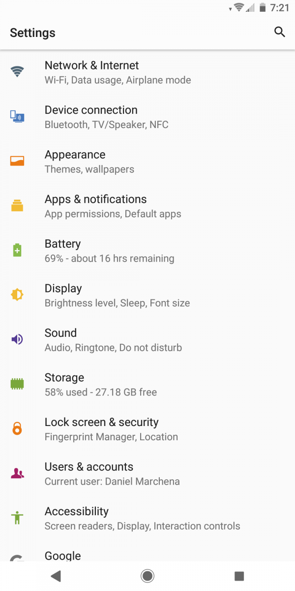 Sony Xperia XZ2