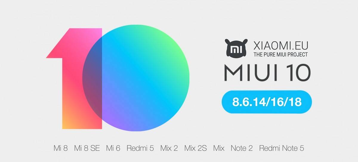 Xiaomi EU releases unofficial MIUI 10 for Xiaomi devices