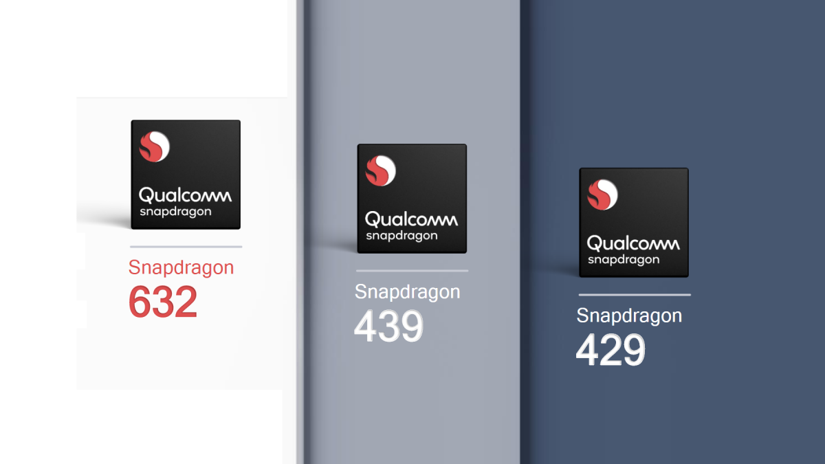snapdragon 632, snapdragon 439, snapdragon 429