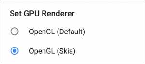 Android Q Vulkan Graphics UI Rendering