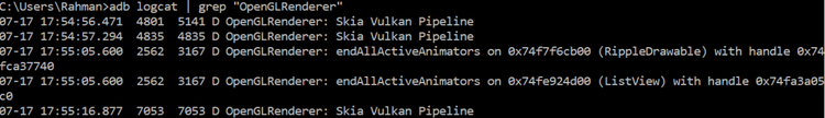 Android Q Vulkan UI Rendering