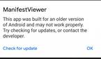 Android Q warn apps targeting Android Lollipop or earlier
