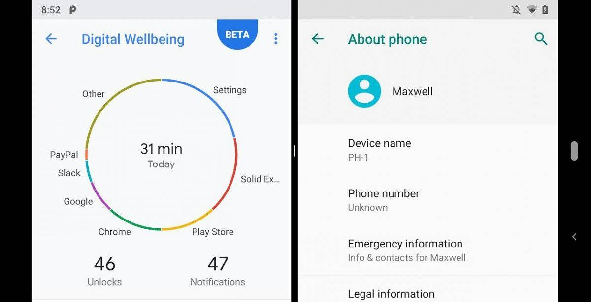 Get Google Pixel Digital Wellbeing on the Essential Phone