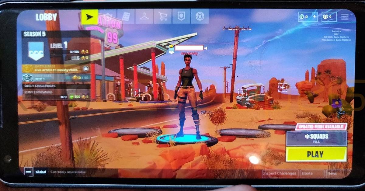 Fortnite Mobile Gameplay